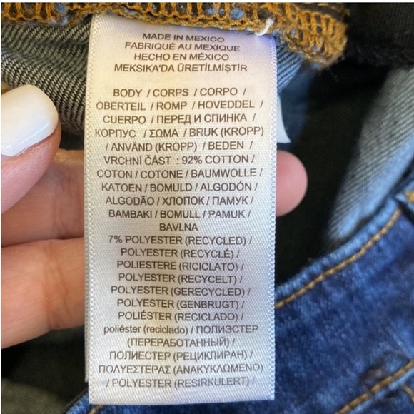 Black Label Lauren Ralph Lauren Women's Straight Leg DarkWash Zipper Fly 20W×30 - Picture 13 of 15